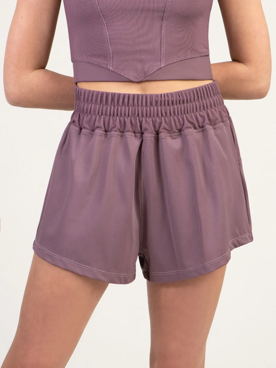 7013A Balletcore High Waist Lounge Short