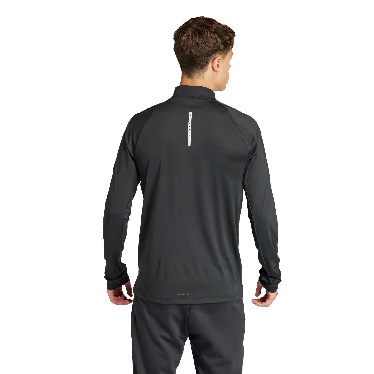 adidas Men's Gym  Training 1/4-Zip Long Sleeve Tee