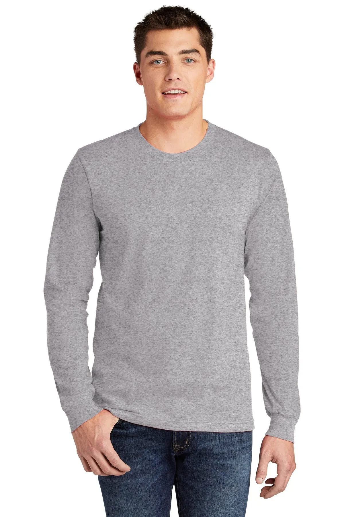 American Apparel Men's Fine Jersey Long Sleeve T-Shirt. 2007W