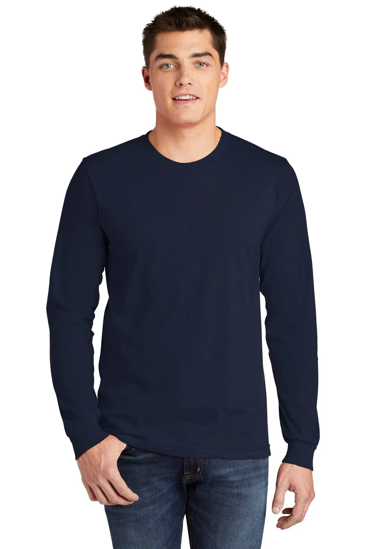 American Apparel Men's Fine Jersey Long Sleeve T-Shirt. 2007W