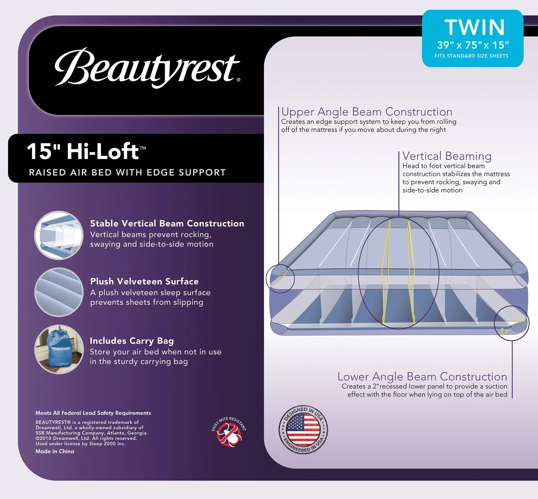 Beautyrest® Hi Loft™ Air Mattress