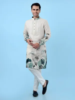 Beige  Kurta Pajama | TULA