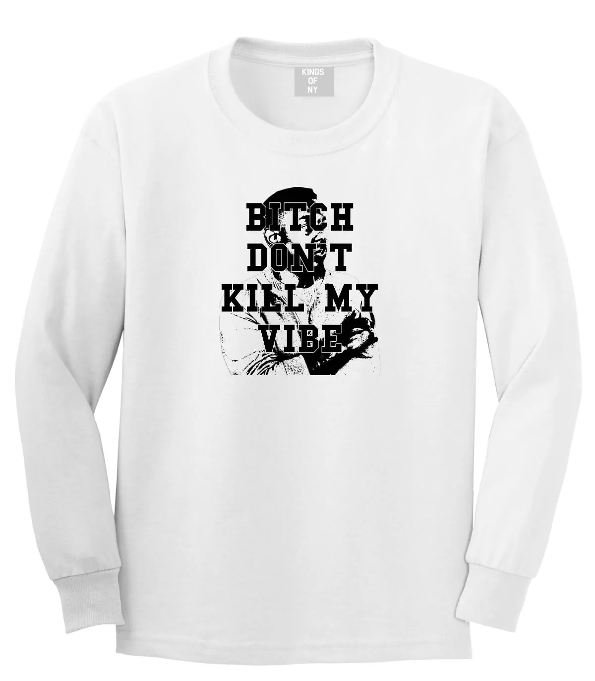 Bitch Don't Kill My Vibe Long Sleeve Boys Kids T-Shirt