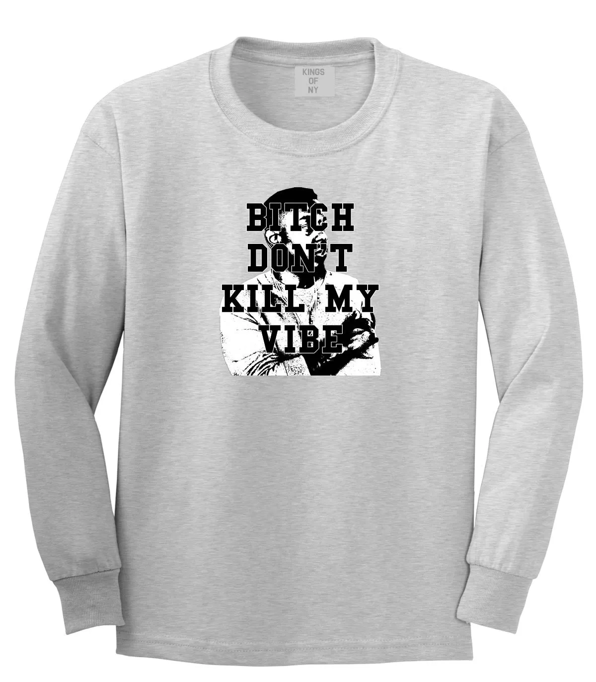 Bitch Don't Kill My Vibe Long Sleeve Boys Kids T-Shirt