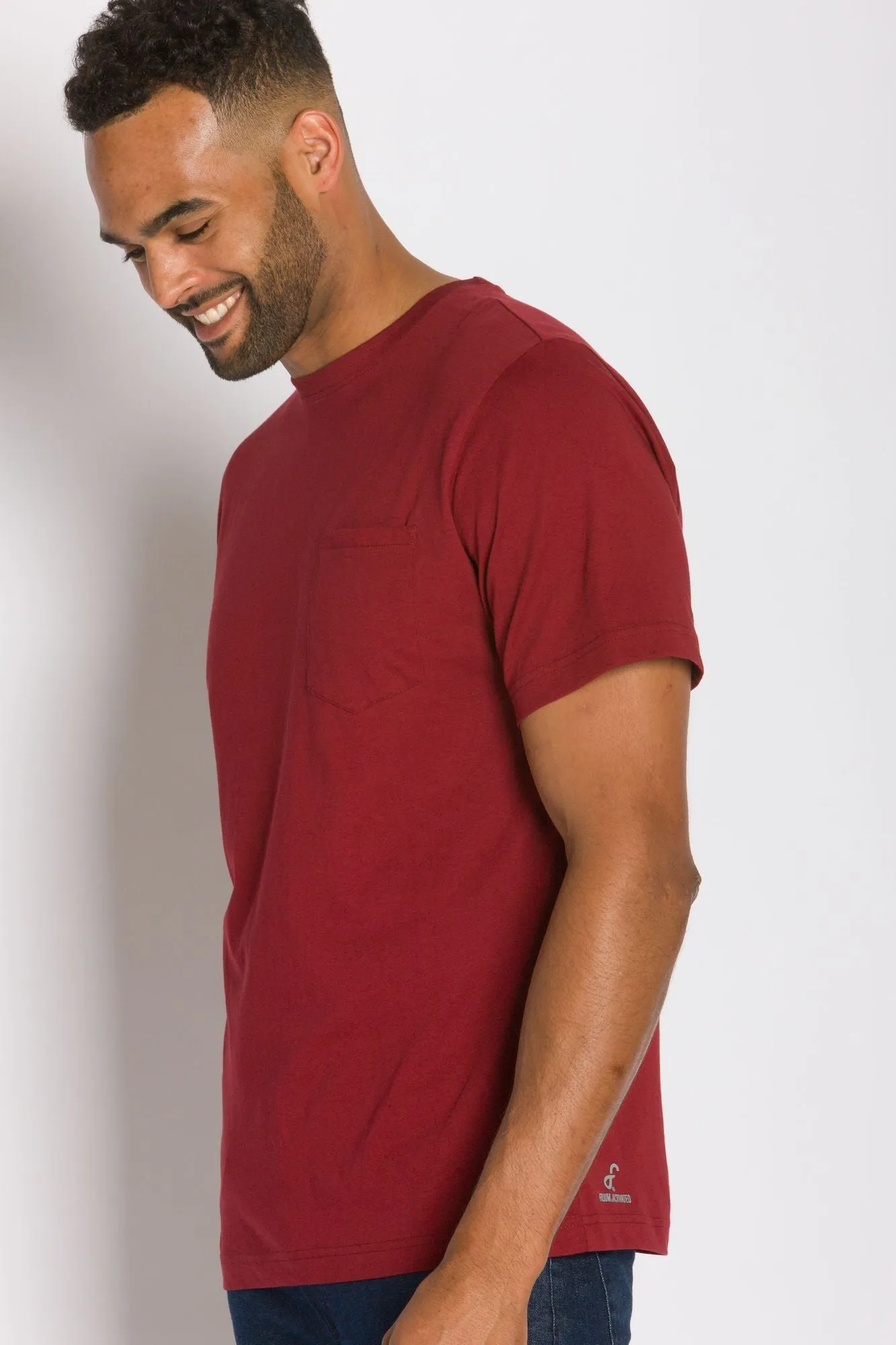 Bradley | Men's Anti-Stain Crew Neck Pocket Tee