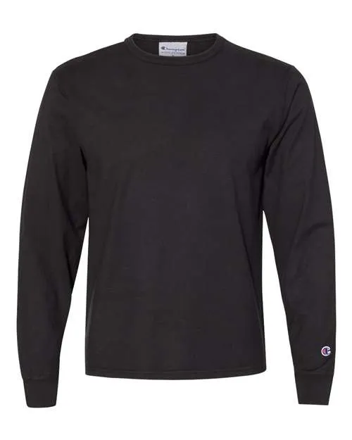 Champion Men's Garment Dyed Long Sleeve T-Shirt