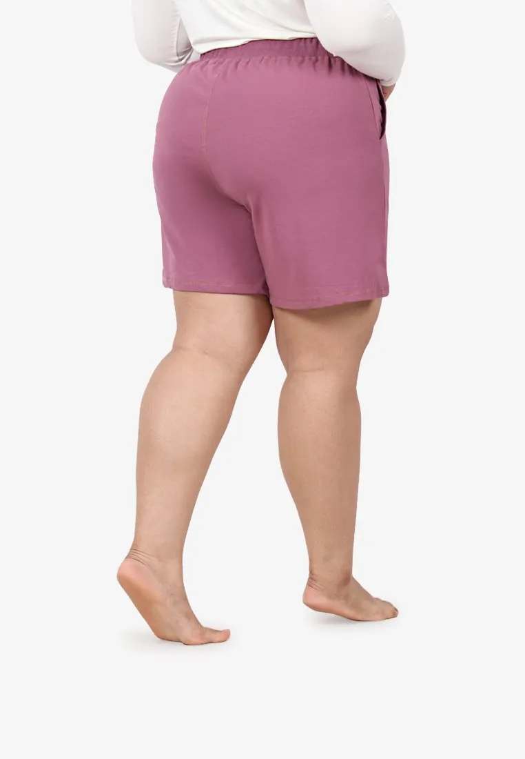 Ethel Easy Drawstring Shorts - Yam