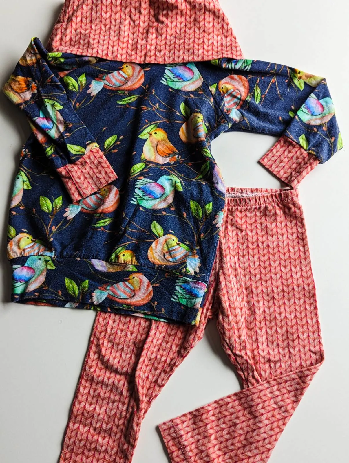 Handmade Mock Neck Pullover & Leggings GWM Set (1-3t)