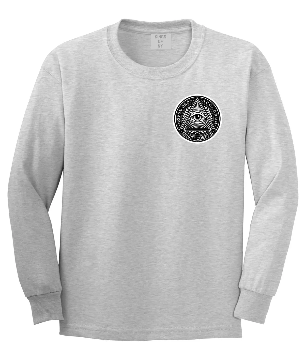 Illuminati Eye Triangle Long Sleeve T-Shirt