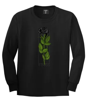 KINGS Black Roses Long Sleeve T-Shirt