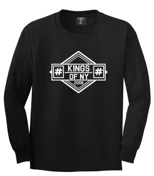 Kings Of NY Hashtag Logo Long Sleeve T-Shirt