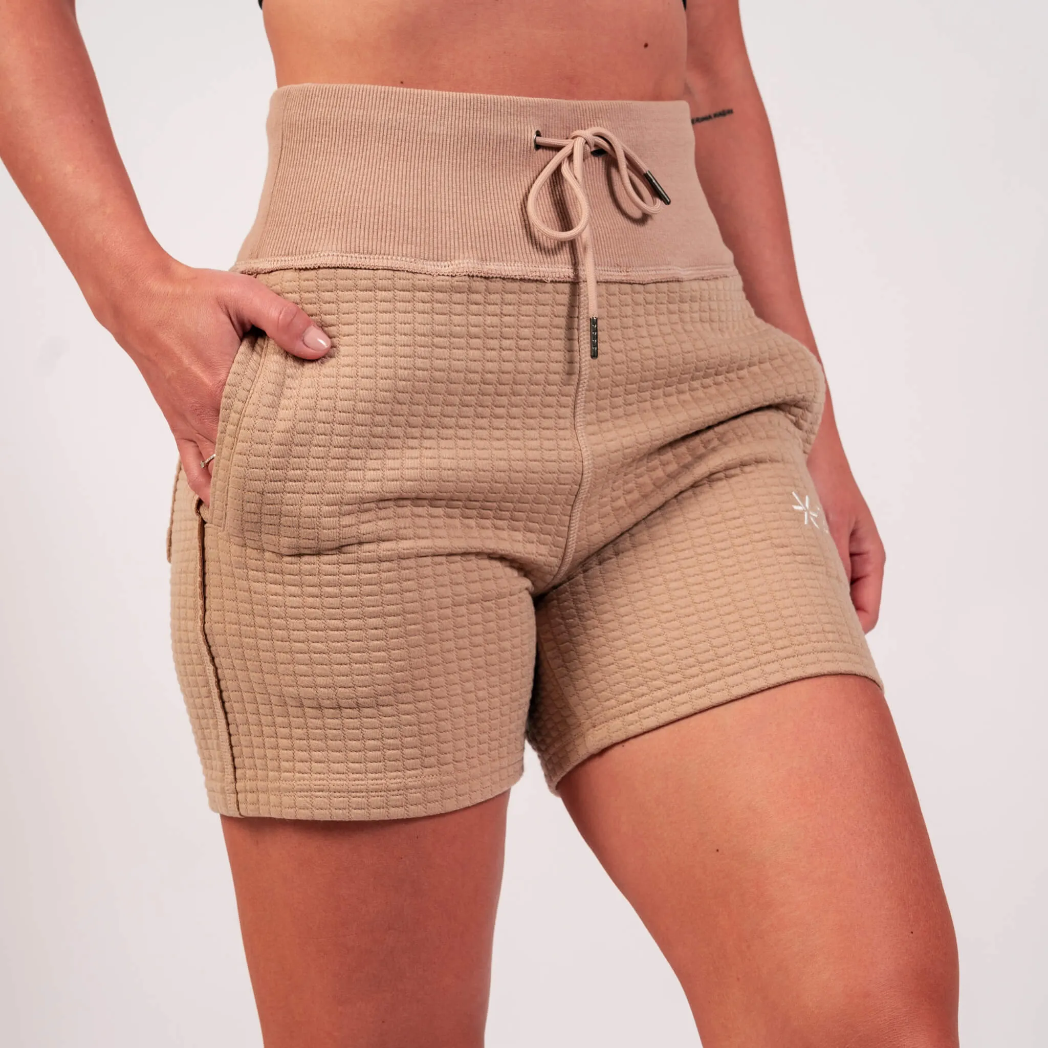 Latte Lounge Waffle Shorts