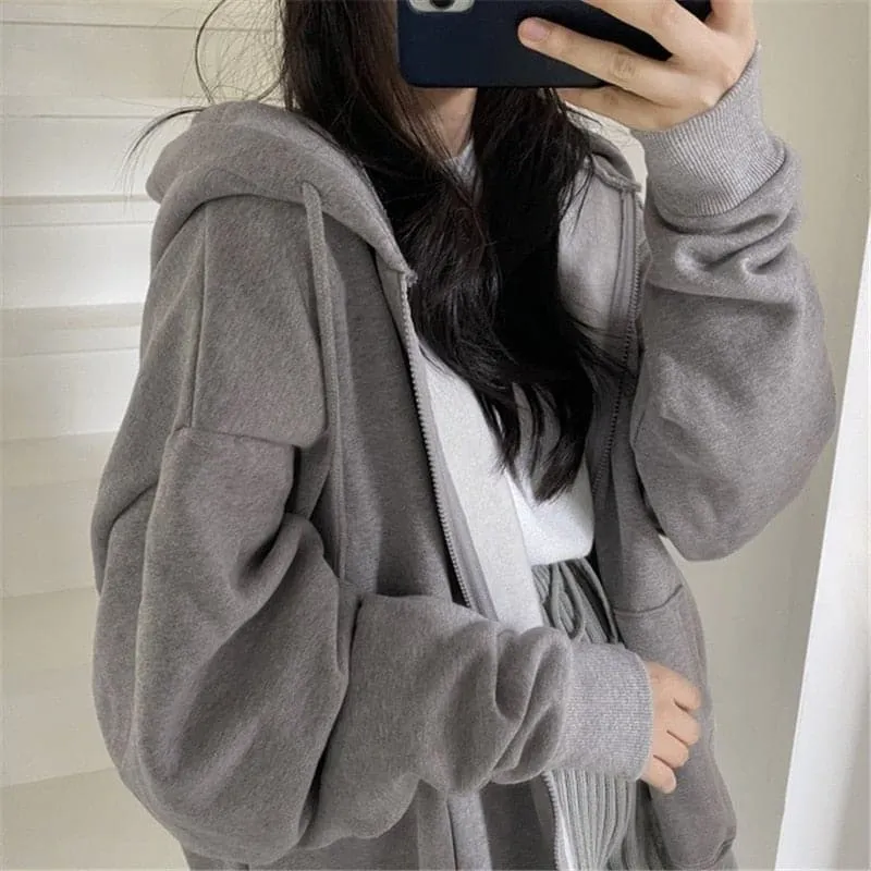 Long Sleeve Hooded Oversized Sweatshirts for Women