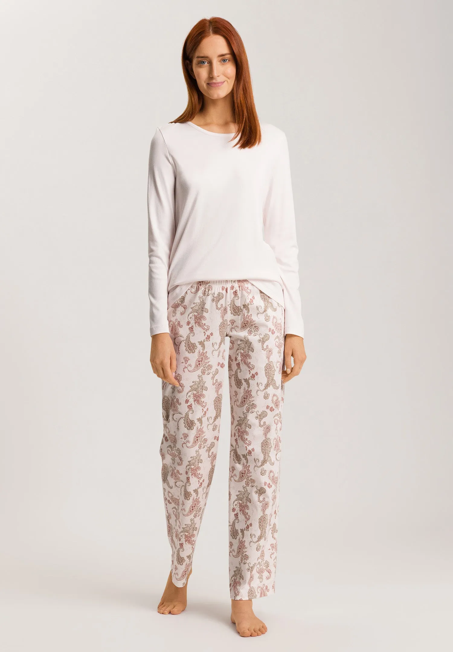 Loungy Nights Knit Pants | Rose Paisley 76492-2869