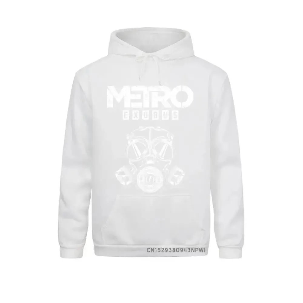 Men Sweatshirt Metro Exodus Hoodies Gas Mask Toxic Games Gaming Artyom Haunter Long Sleeves Coats Hooded Clothing