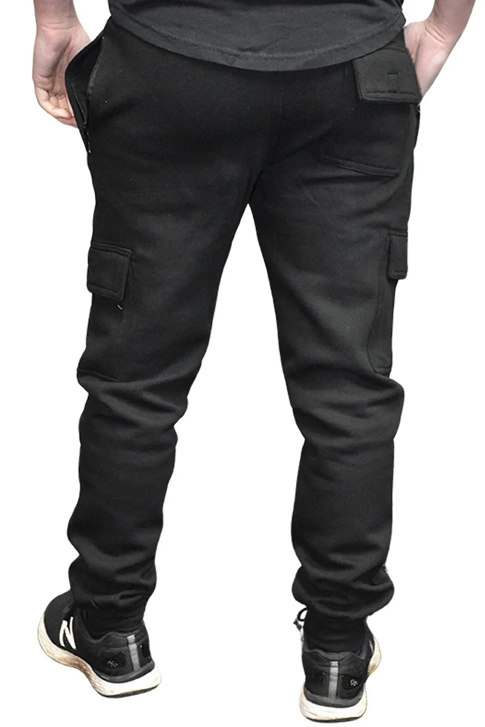 Mens Cargo Bottom Fleece Combat Trouser