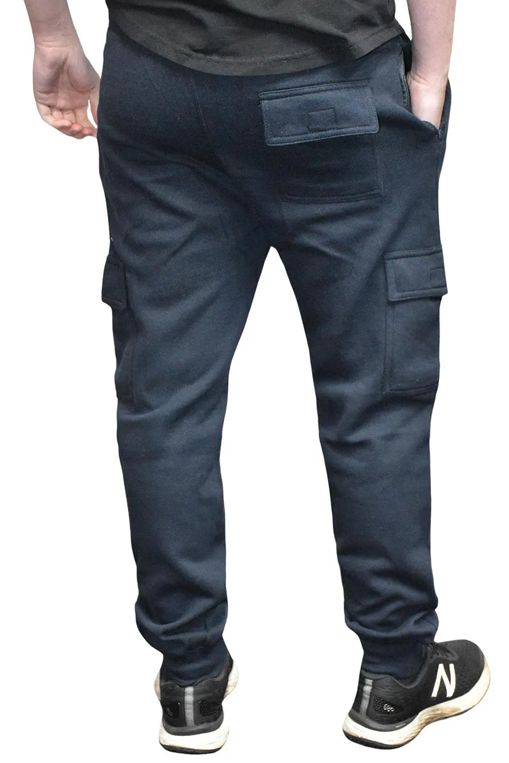 Mens Cargo Bottom Fleece Combat Trouser