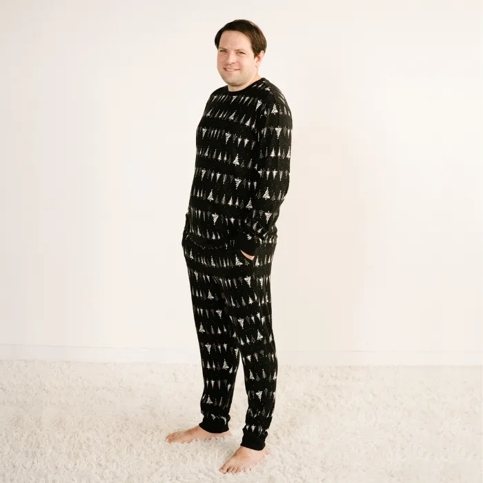 Men's Jogger Pajama Set  - Silent Night Tree