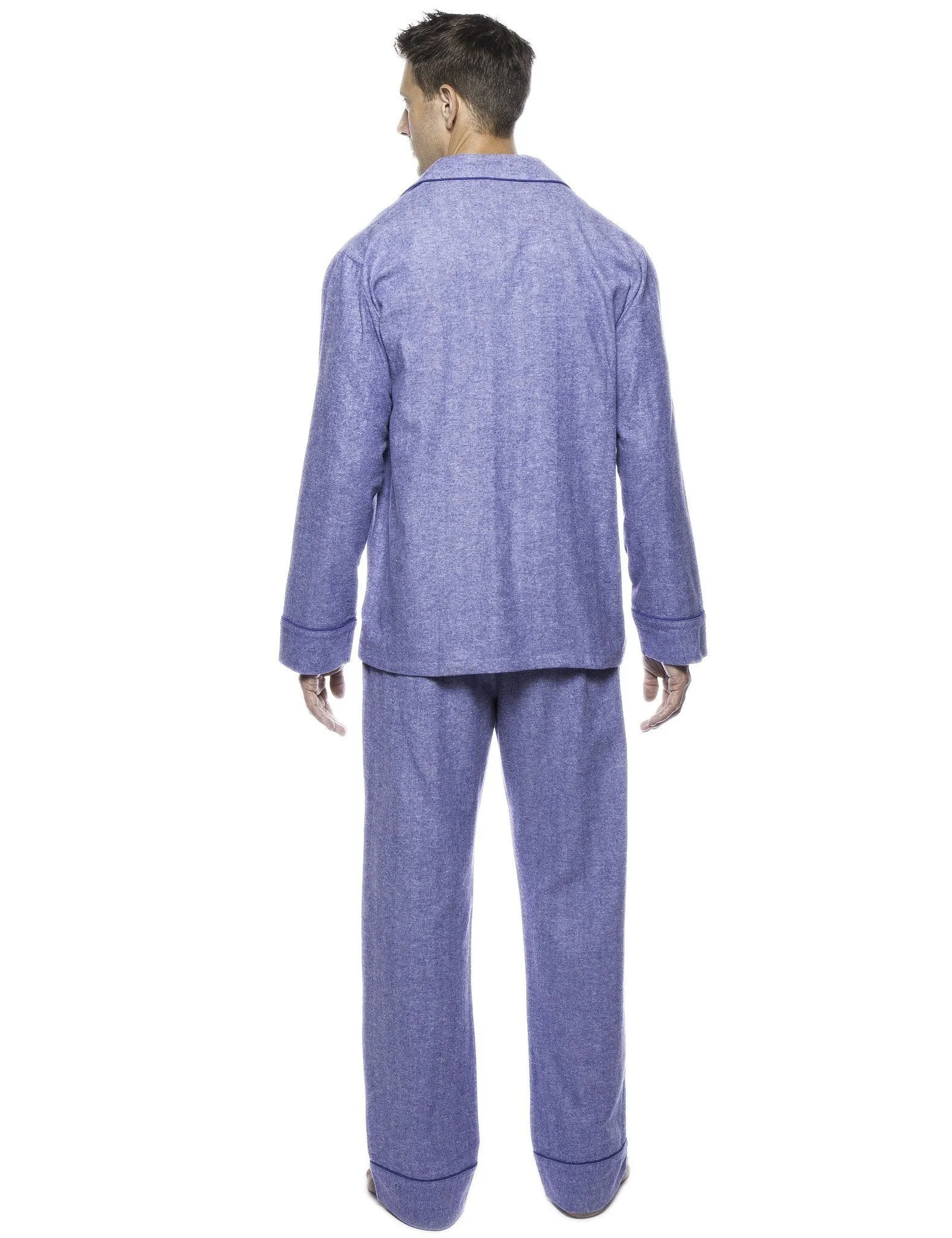 Men's Premium 100% Cotton Flannel Pajama Sleepwear Set