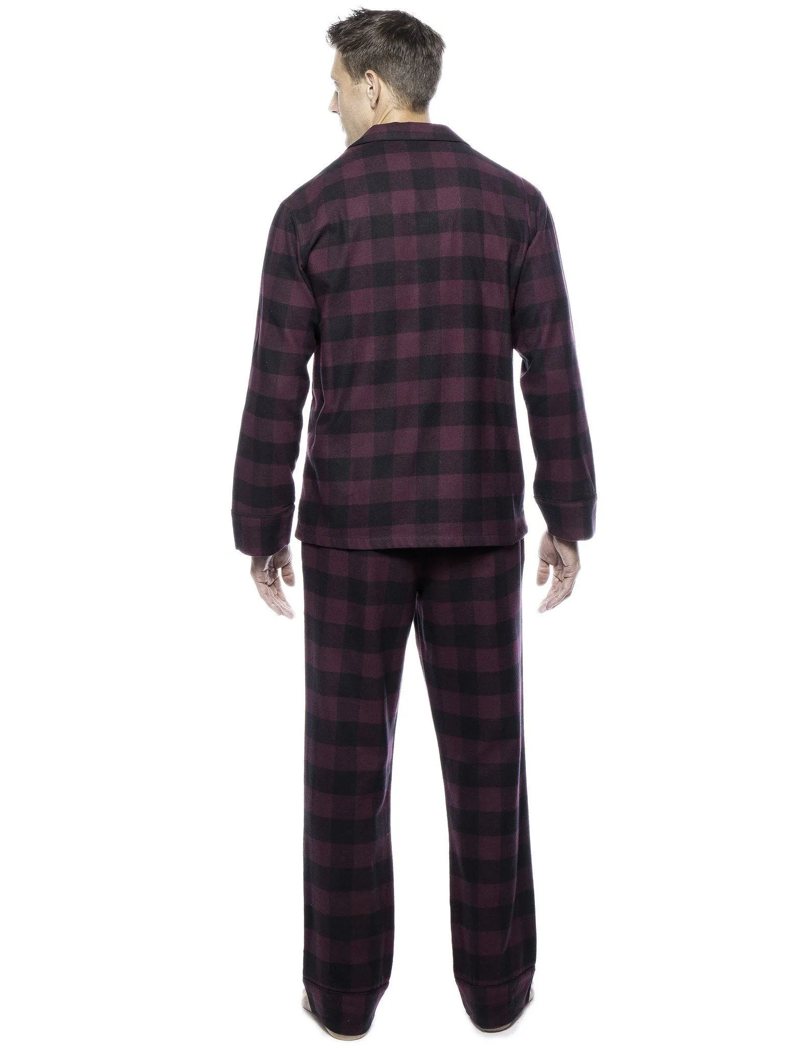 Men's Premium 100% Cotton Flannel Pajama Sleepwear Set