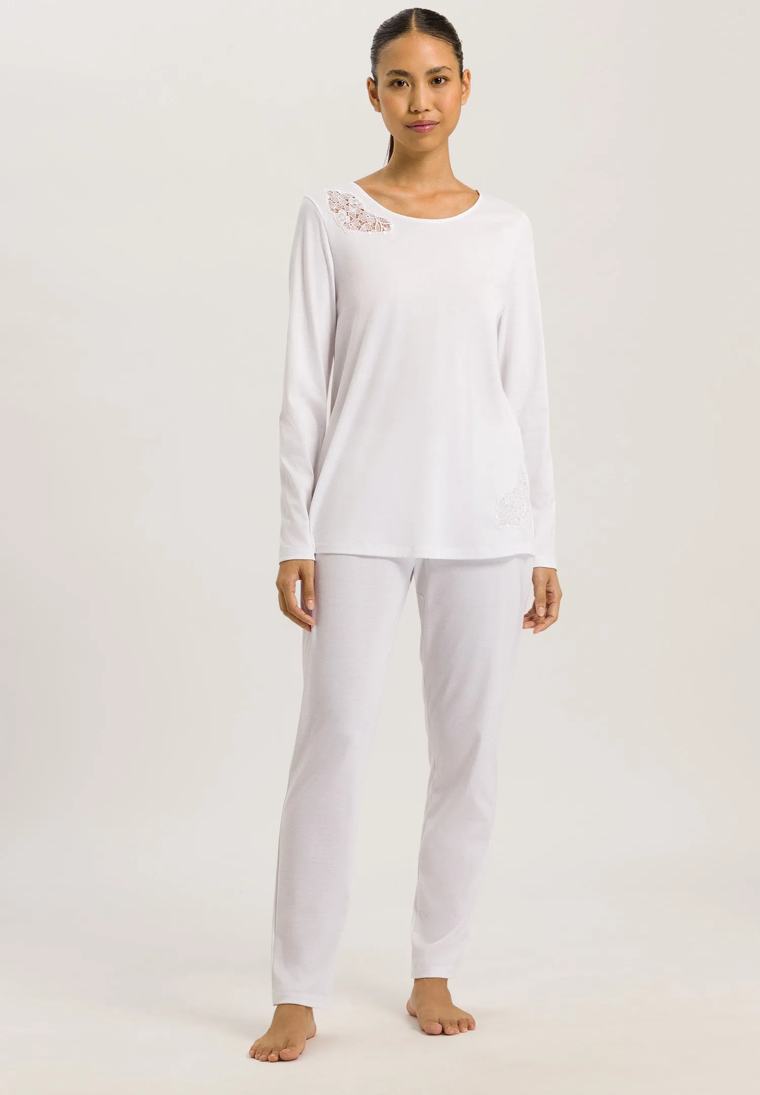 Michelle Supima Cotton Pajama Set | White 74946-101