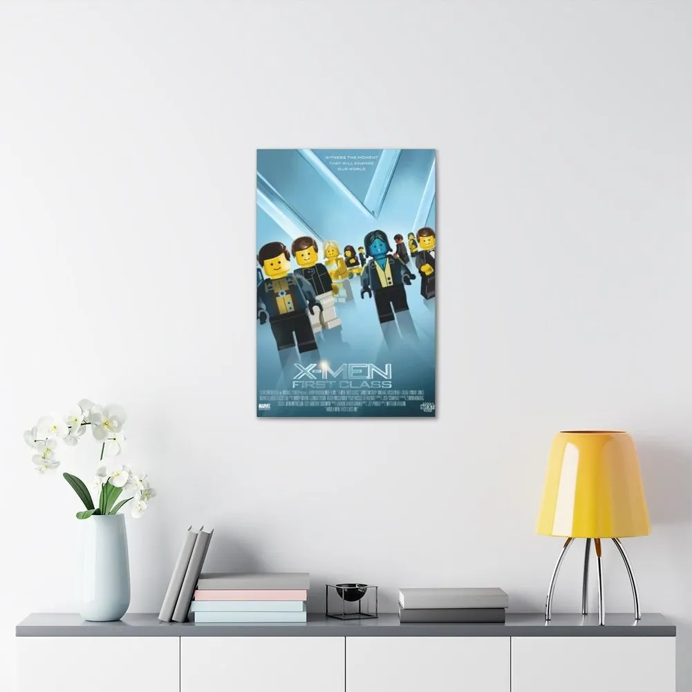 MOC  Compatible  X-Men First Class  Movie Wall Art Canvas Art With Backing.