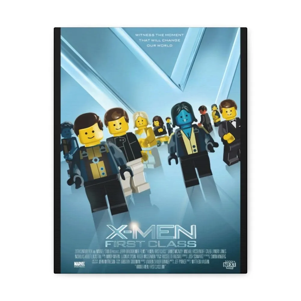 MOC  Compatible  X-Men First Class  Movie Wall Art Canvas Art With Backing.