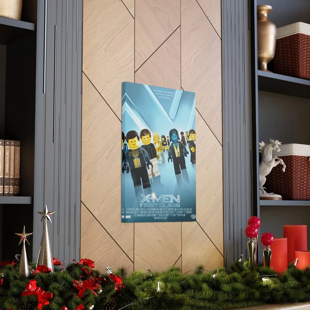 MOC  Compatible  X-Men First Class  Movie Wall Art Canvas Art With Backing.