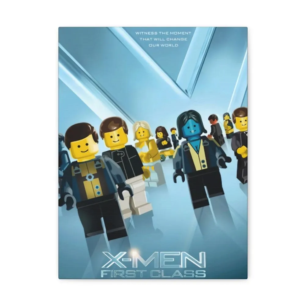 MOC  Compatible  X-Men First Class  Movie Wall Art Canvas Art With Backing.