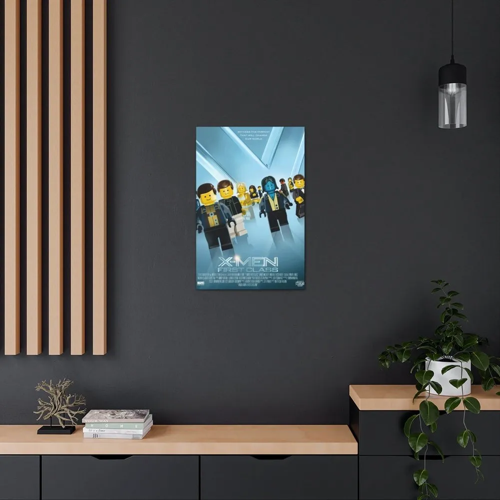 MOC  Compatible  X-Men First Class  Movie Wall Art Canvas Art With Backing.