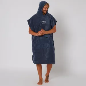 Ocean and Earth Mens Corp Hooded Poncho - Navy