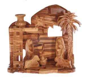 Olive Wood Christmas Nativity Set (A)