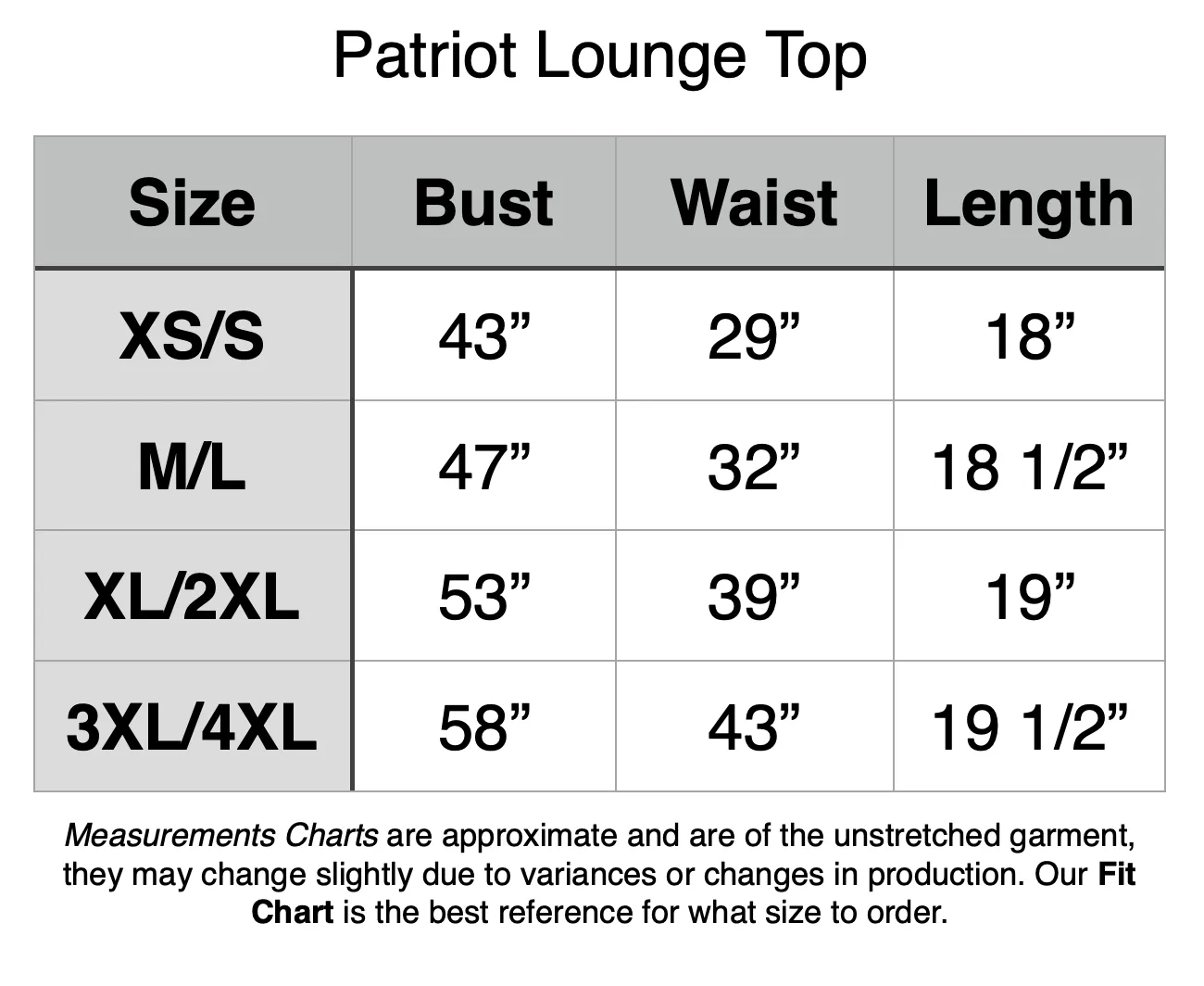 Patriot Lounge Top