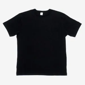 Pima Cotton Pocket T-Shirt - Black