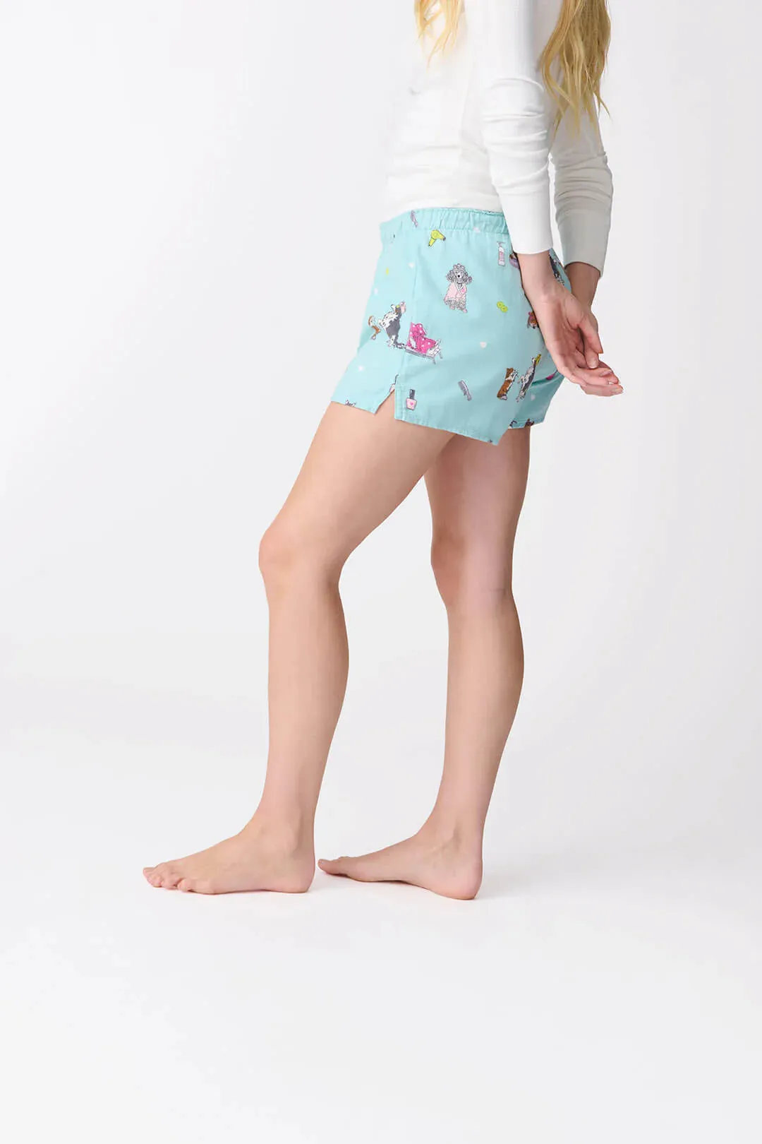 PJ Salvage Printed Flannel Shorts