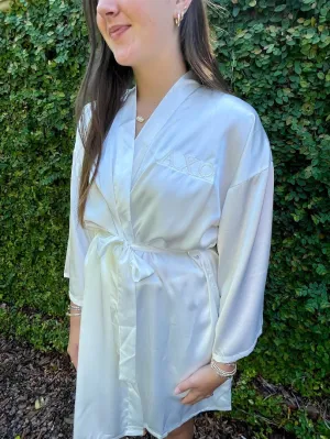 Silk Embroidered Robe (Final Sale)