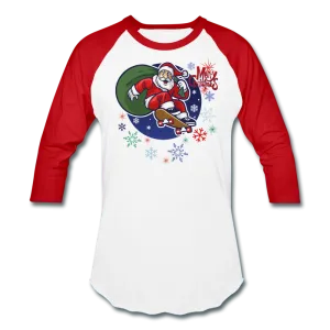 Skater Santa Christmas Shirt