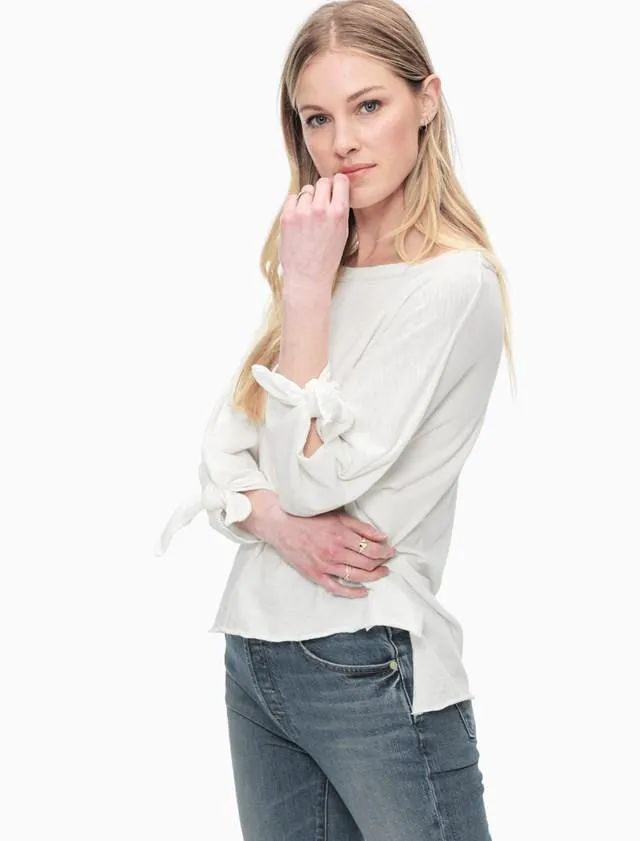 Splendid - Cotton Slub 3/4 Sleeve Dolman Tee