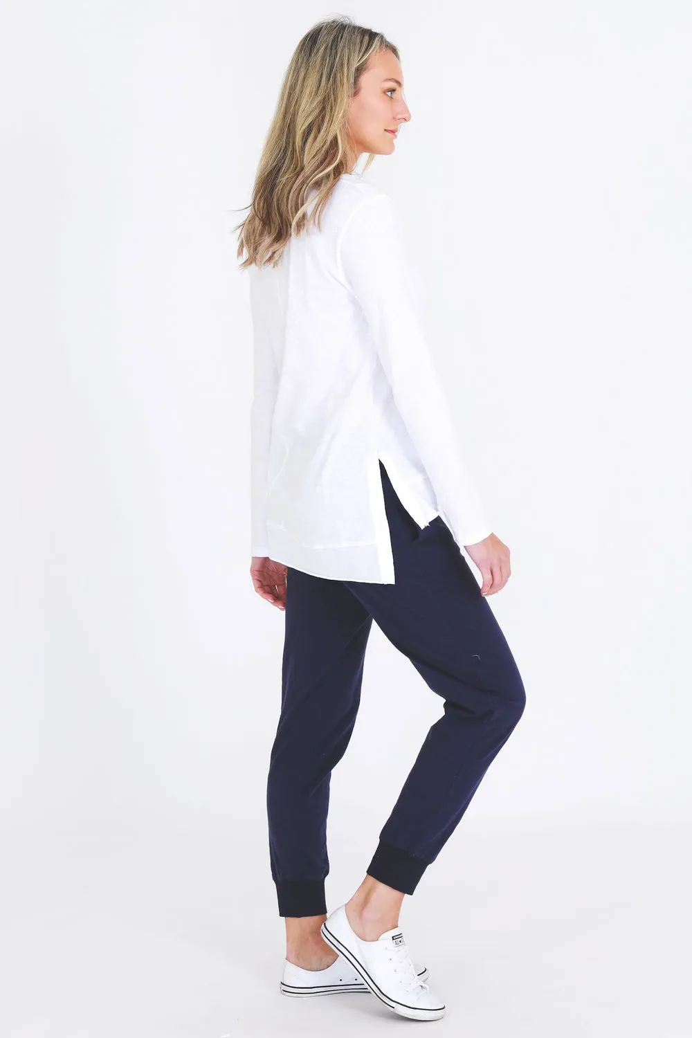 Strumpet Long Sleeve Tee - White