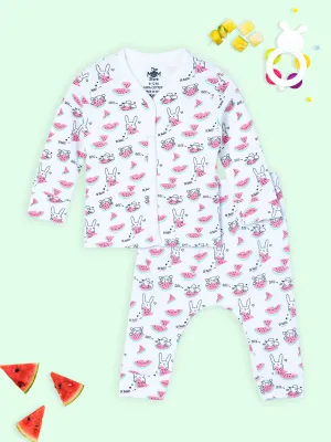 Summer Melon Newborn & Infant Pajama Set