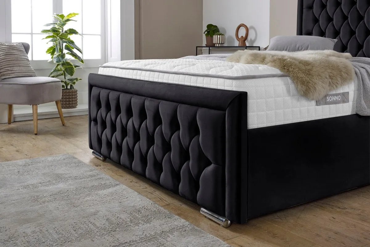 Valencia Upholstered Ottoman Bed