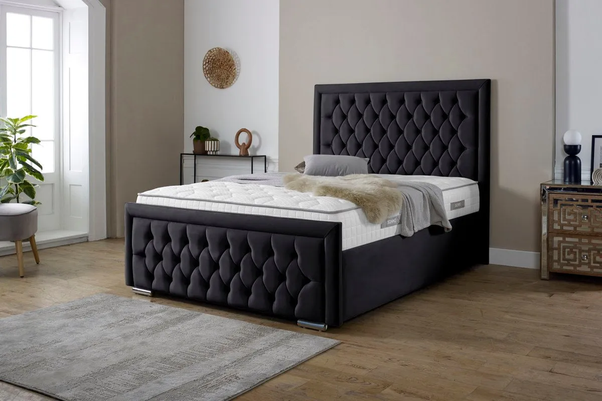 Valencia Upholstered Ottoman Bed